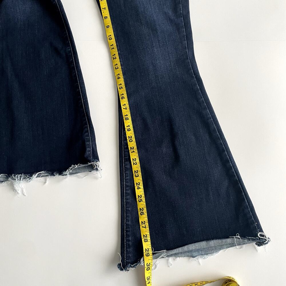 Judy Blue Women's Flare Jeans size 11/30 Raw Hem - Picture 14 of 15